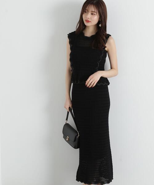 ワンピース クロッシェニットｓｅｔ　ｕｐ / 1215140402 | PROPORTION BODY DRESSING | 04