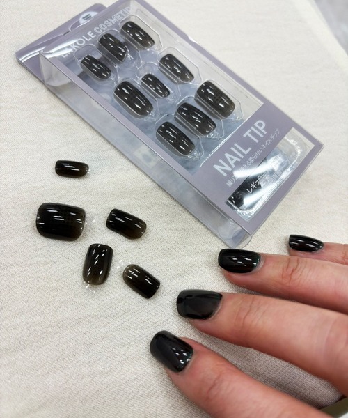 LAKOLE ネイルチップ ネイルシール ネイルチップ「ワンカラー