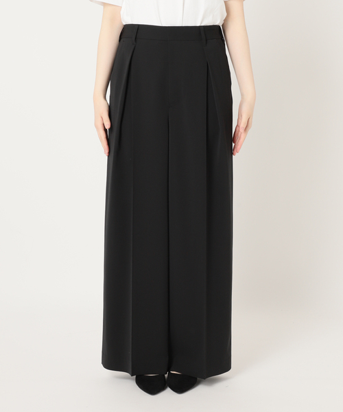 FRAMeWORK スラックス パンツ UVカットワイドパンツ レディース
