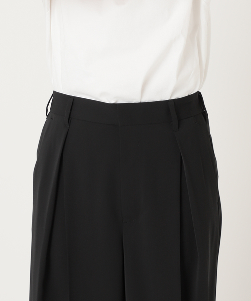 FRAMeWORK スラックス パンツ UVカットワイドパンツ レディース