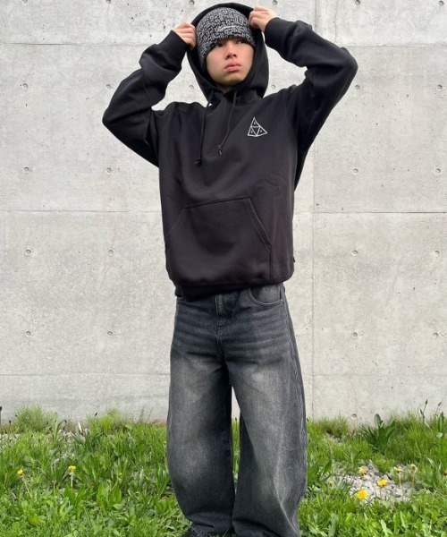 HUF（ハフ） パーカー ロゴプルオーバーフーディー メンズ レディース