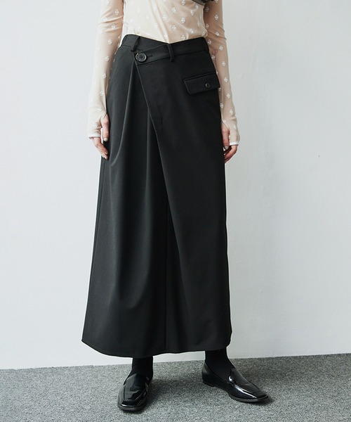 スカート Asymmetry Tiered Skirt FREAK'S STORE（フリークスストア）の「SOMETHING × FREAK'S