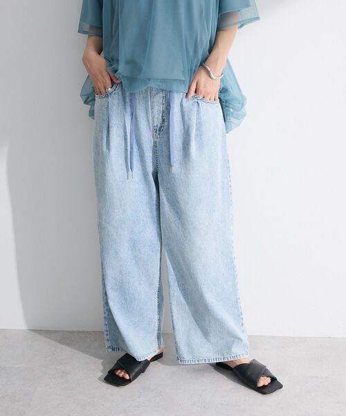 Green Parks ジーンズ デニム デニムパンツ ライトデニムワイド