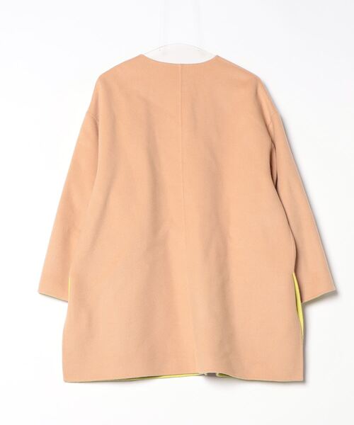 UNITED ARROWS（ユナイテッドアローズ） ノーカラーコート 38 ベージュ