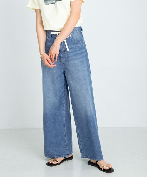 新品ライトオンスドロストワイドデニム34 アーバンリサーチサニーレーベル URBAN RESEARCH Sonny Label ジーンズ デニム デニムパンツ 「34