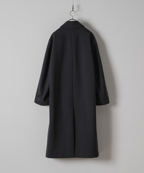 Casper John（キャスパージョン） ステンカラーコート SMALL ブラック