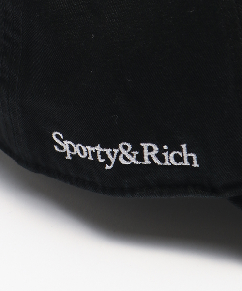 新品未使用 Sporty&Rich スポーティアンドリッチ ロゴキャップ 新品未使用 Sporty&Rich スポーティアンドリッチ ロゴキャップ