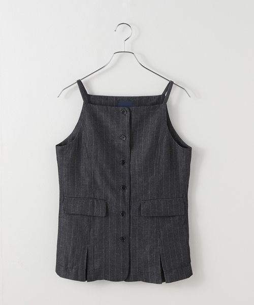 ベスト ジレ SERGE de bleu/サージ STRAP VEST レディース