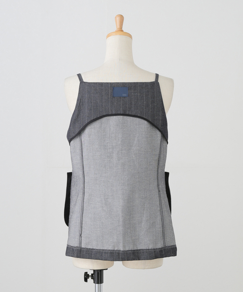 ベスト ジレ SERGE de bleu/サージ STRAP VEST レディース SURGE ベスト ジレ SERGE de bleu/サージ STRAP VEST レディース