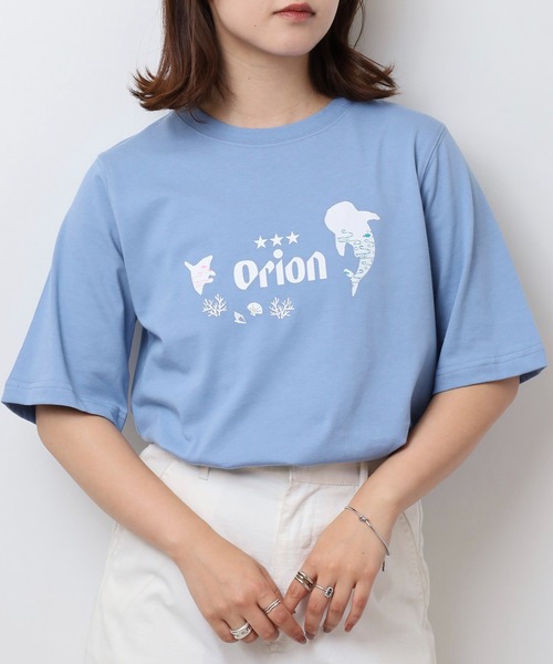 アイドル プリント Tシャツ XL 青 FUNALIVE（ファンアライブ） スマホショルダー tシャツ オリオン