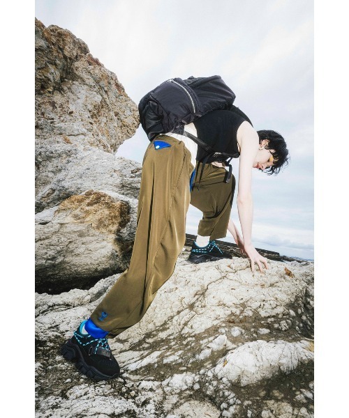 ボトムス　ズボン　パンツ　ommo OMMO スラックス パンツ BOLCKING EASY TUCK PT レディース