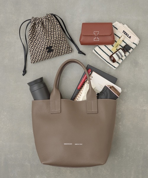 IACUCCI トートバッグ オペラ S CERVO/STAMPA INTERNA レディース