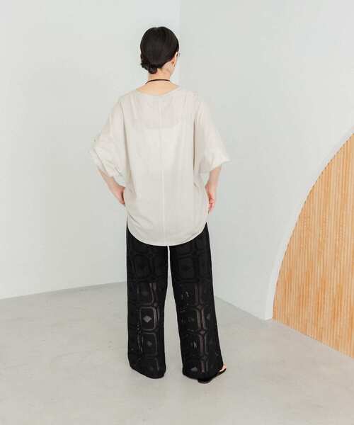 URBAN RESEARCH DOORS パンツ 「セットアップ対応」レースパンツ