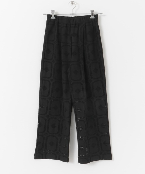 URBAN RESEARCH DOORS  セットアップ　パンツ　黒 セットアップ対応』URDリップストップナイロンパンツ[DR44