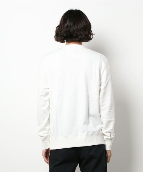 「Champion」 スウェットカットソー M ホワイト メンズ