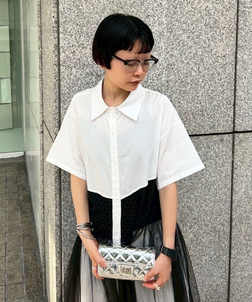 Narcissus ナルシス チュールワンピース Narcissus ワンピース 「Narcissus」メッシュチュールワンピース