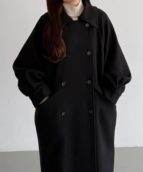 callautia（カラウティア） ステンカラーコート コート マーブルボタン