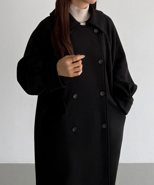 callautia（カラウティア） ステンカラーコート コート マーブルボタン