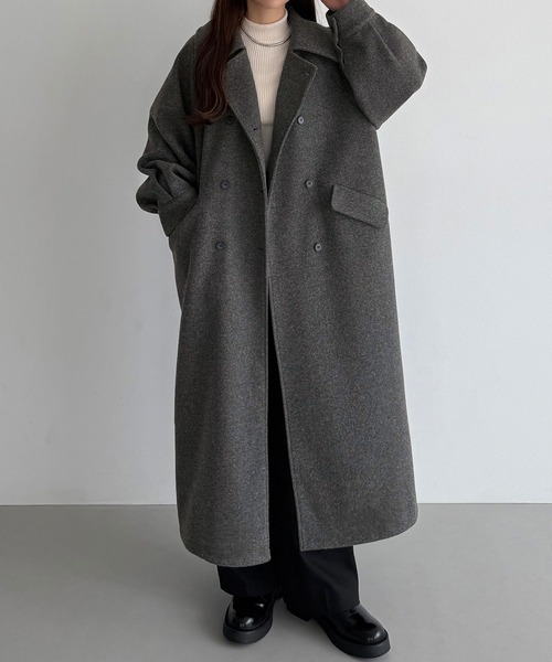 callautia（カラウティア） ステンカラーコート コート マーブルボタン