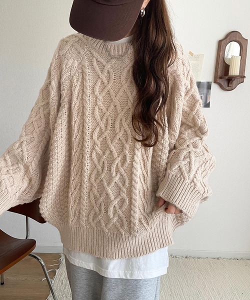 classicalelf（クラシカルエルフ） ニット セーター ざっくり感で一瞬