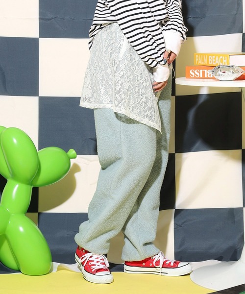 スウェットパンツ ジャージ フリースジョガーパンツ レディース メンズ