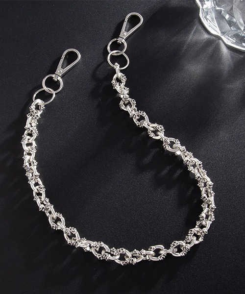 VIBGYOR ウォレットチェーン スカルシルバーウォレットチェーン(SK