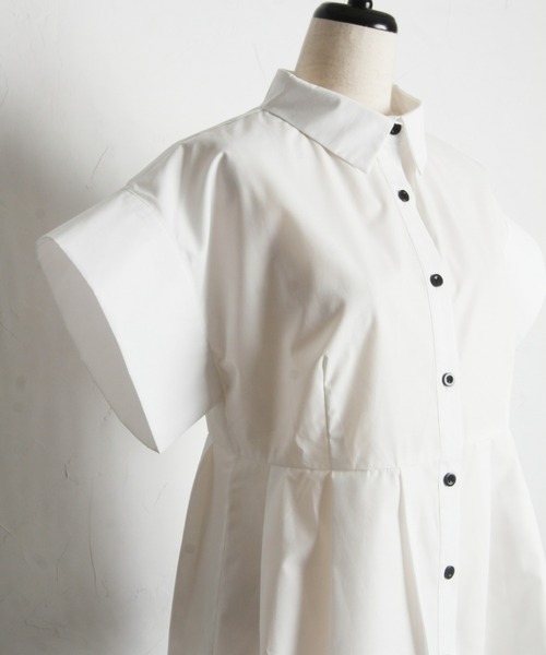 「&. NOSTALGIA」 半袖シャツ M オフホワイト レディース_画像8