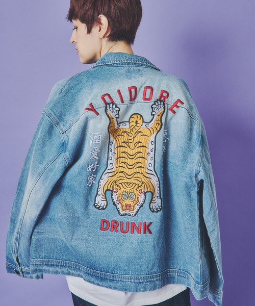 YOIDORE/酔いどれ ヨイドレ　スーベニアデニムジャケット ⭐︎ JACKROSE（ジャックローズ）の「YOIDORE/酔いどれ ｽｰﾍﾞﾆｱﾃﾞﾆﾑｼﾞｬｹｯﾄ