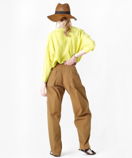 「RNA-N」 長袖ブラウス MEDIUM ベージュ レディース_画像4