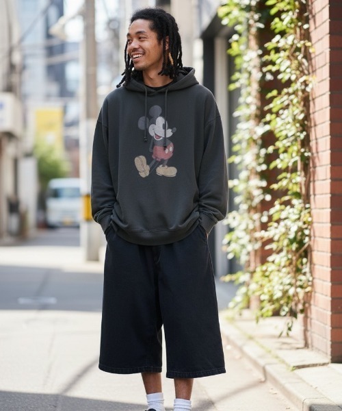 Disney（ディズニー） パーカー ピグメントパーカー レディース メンズ