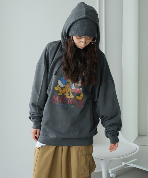 Disney パーカー ピグメントパーカー レディース メンズ : ZOZOTOWN