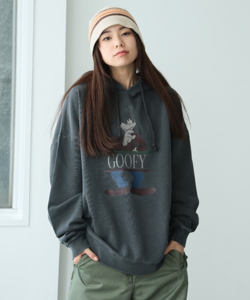 Disney（ディズニー） パーカー ピグメントパーカー レディース メンズ