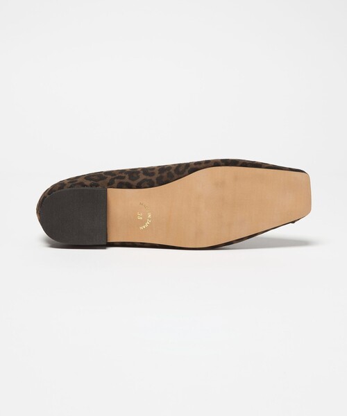 BEAUTY＆YOUTH UNITED ARROWS パンプス Vカット レオパード フラット