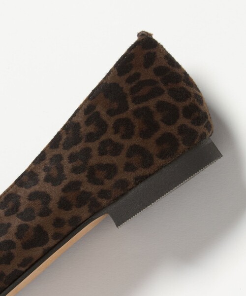 BEAUTY＆YOUTH UNITED ARROWS パンプス Vカット レオパード フラット