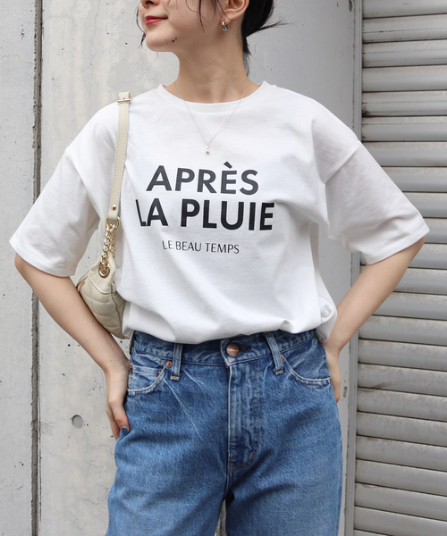 「EMMA　ROUGE VIF」 半袖Tシャツ フリー ホワイト系その他 レディース_画像4