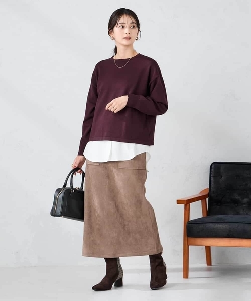 a.v.v（アー・ヴェ・ヴェ） ニット セーター 「2点セット」クロップド