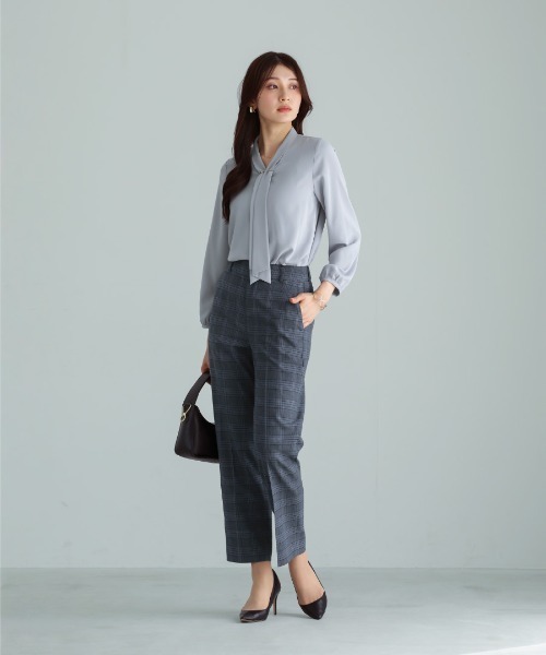 セレモニースーツ スラックス パンツ 「 洗える 」 トラッドチェック