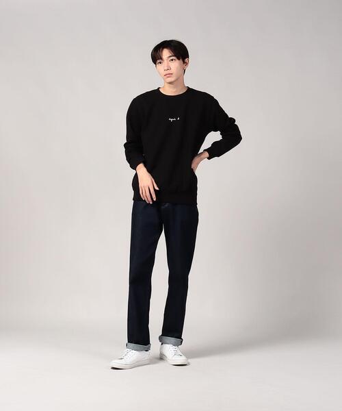 agnes b.（アニエスベー） スウェットカットソー 1 ブラック メンズ