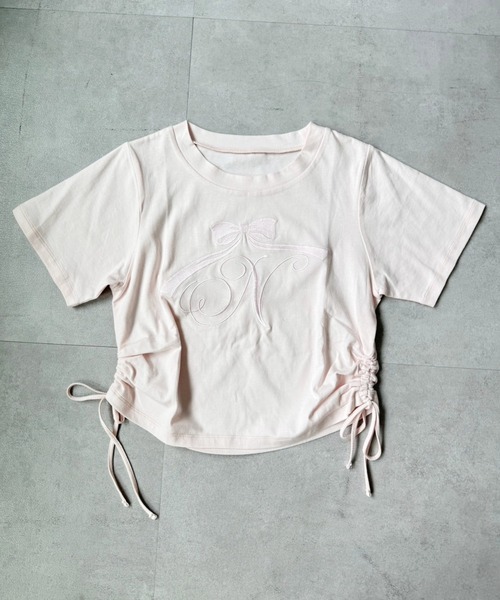 「one after another NICE CLAUP」 半袖Tシャツ FREE ピンク系その他 レディース_画像4