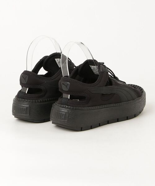 「PUMA」 フラットサンダル 24cm ブラック レディース_画像2