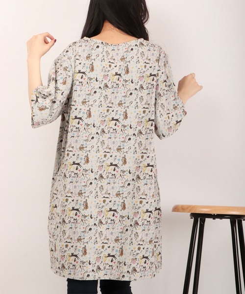 「FUNALIVE」 「/nine」半袖Tシャツ M グレー メンズ_画像5