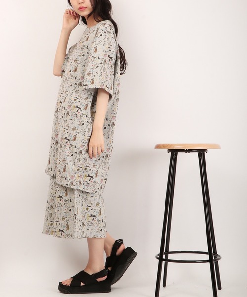 「FUNALIVE」 「/nine」半袖Tシャツ M グレー メンズ_画像7
