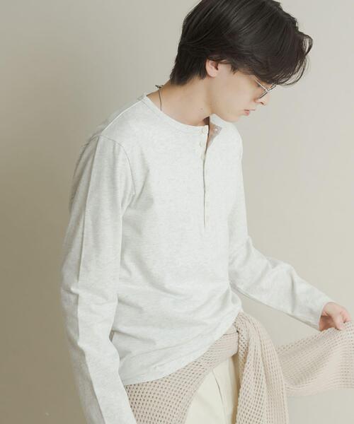 SENSE OF PLACE by URBAN RESEARCH tシャツ ヘンリーネックロングT