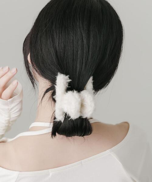 ❌f1在庫なし⚠️f2残1点【オーダー♡雪だるま】ヘアクリップ　ヘアピン　ヘアゴム SMELLY（スメリー） ヘアクリップ カラーファーバンス : ZOZOTOWN