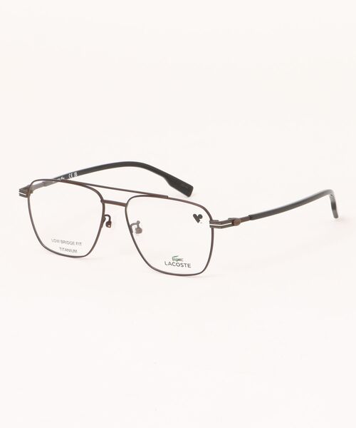 ラコステ 伊達メガネ メガネ 眼鏡 「LACOSTE/ラコステ」ティアドロップ メガネ L2535LB 200 メンズ レディース