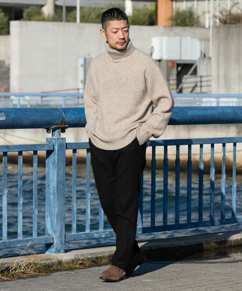 「URBAN RESEARCH ROSSO MEN」 タートルネックニット SMALL カーキ メンズ_画像7