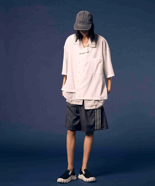 「MAISON SPECIAL」 半袖シャツ 1 ホワイト レディース_画像3