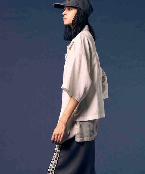 「MAISON SPECIAL」 半袖シャツ 1 ホワイト レディース_画像6