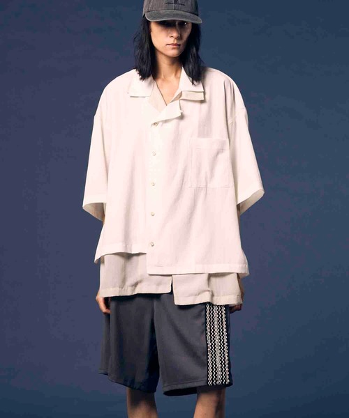 「MAISON SPECIAL」 半袖シャツ 1 ホワイト レディース_画像7