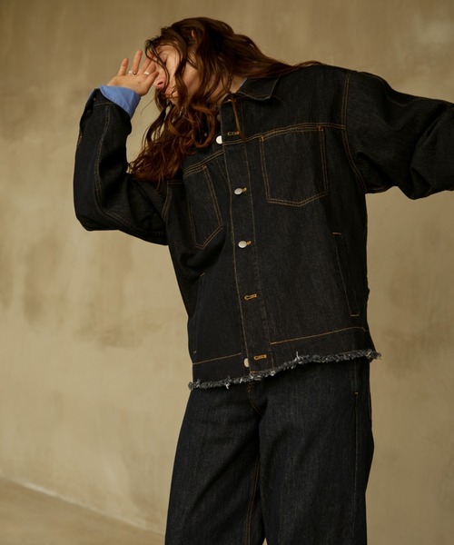 soerte デニムジャケット 2 インディゴブルー メンズ : ZOZOTOWN Yahoo